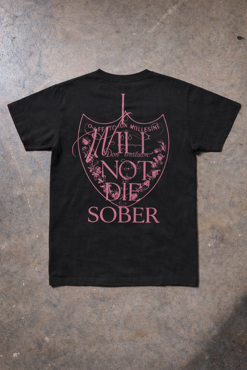 VizzioClothing ”I Will not die sober” black